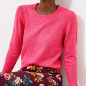 NWT LOFT Puff Sleeve Sweater